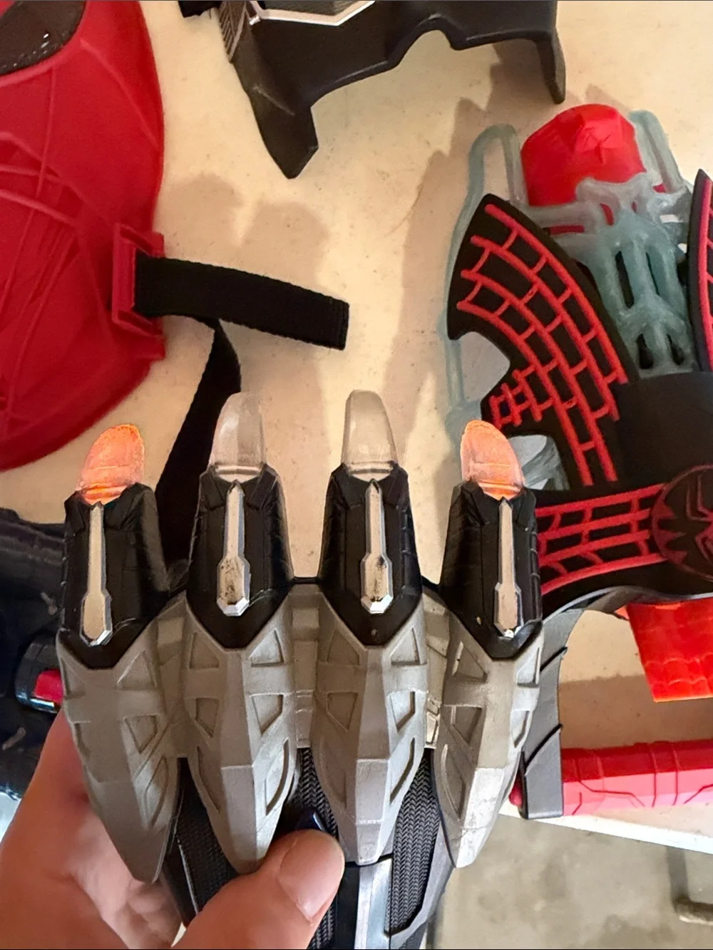 Mattel Kids Red and Black Superhero Mask & Accessory Set
